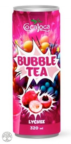 BUBBLE TEA ЛИЧИ, 320МЛ КЕН