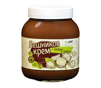ЛЕШНИКОВ КРЕМ С КАКАО И КОКОС, 750гр