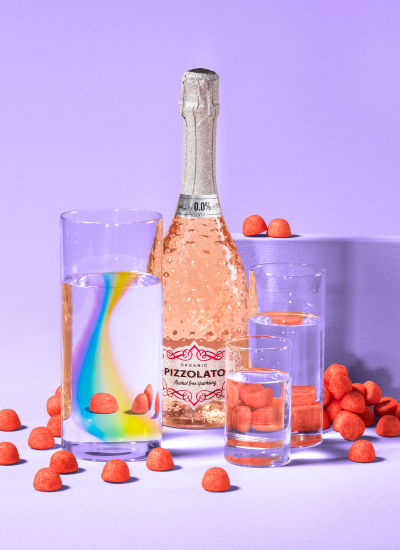 PROSECCO БЕЗАЛКОХОЛНО РОЗЕ - PIZZOLATO M-USE, 750мл