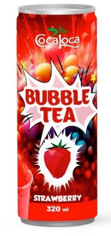 BUBBLE TEA ЯГОДА, 320МЛ КЕН