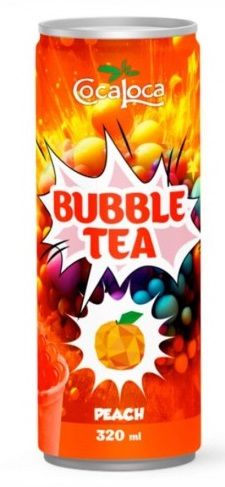 BUBBLE TEA ПРАСКОВА, 320МЛ КЕН